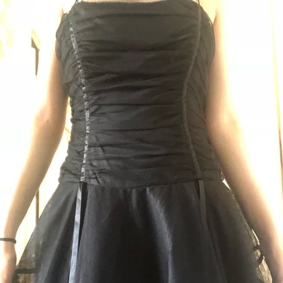 Black Corset Dress - Picture 3 of 6
